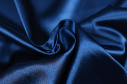 Satin Marineblau glänzend
