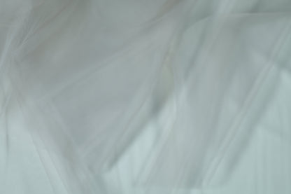 Tüll in Weiß – weich und transparent