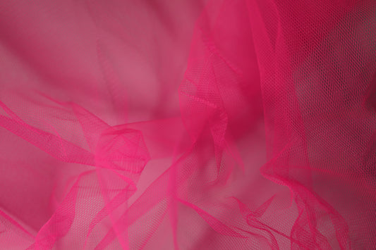 Tüll in Neonpink – ideal für Dekorationen, Röcke und Schleier