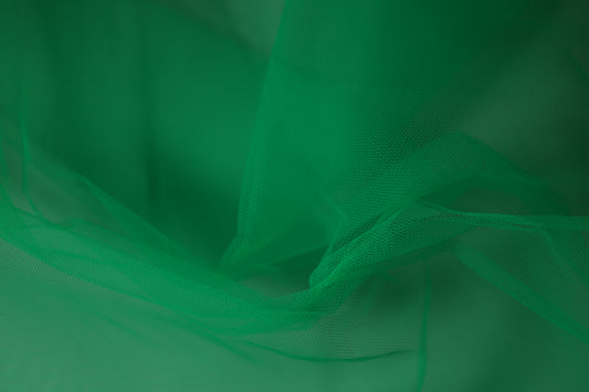 Tüll in Grasgrün – ideal für Dekorationen, Röcke und Schleier
