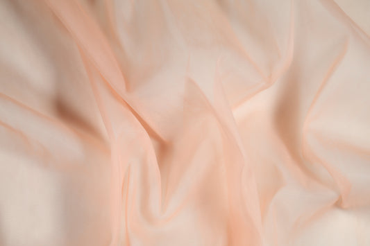 Zarter Tüll in Apricot – ideal für DIY und Deko