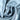 Krepp Satin Hellblau