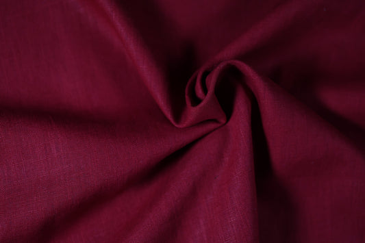 Leinenstoff in Bordeaux – ideal für Sommermode, Deko und Accessoires