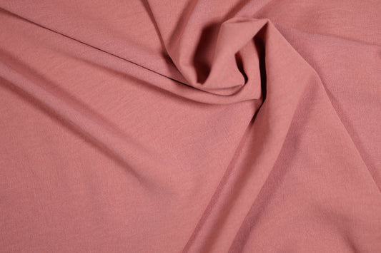 Zarter American Crepe Stoff in Altrosa