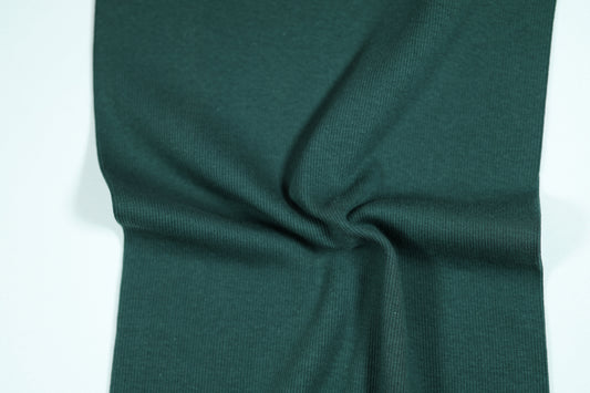 Bündchenstoff in sattem Grasgrün – ideal für sportliche Mode