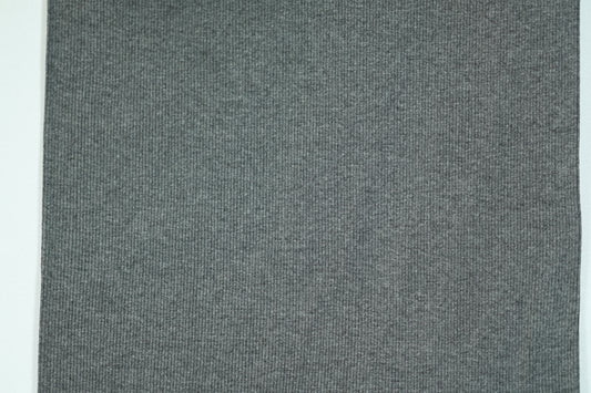 Elastischer Bündchenstoff in Mittelgrau für perfekte Bündchenabschlüsse