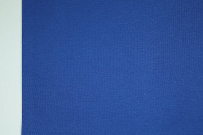 Bündchenstoff Baumwolle in intensivem Royalblau – elastisch und langlebig 34cm breit