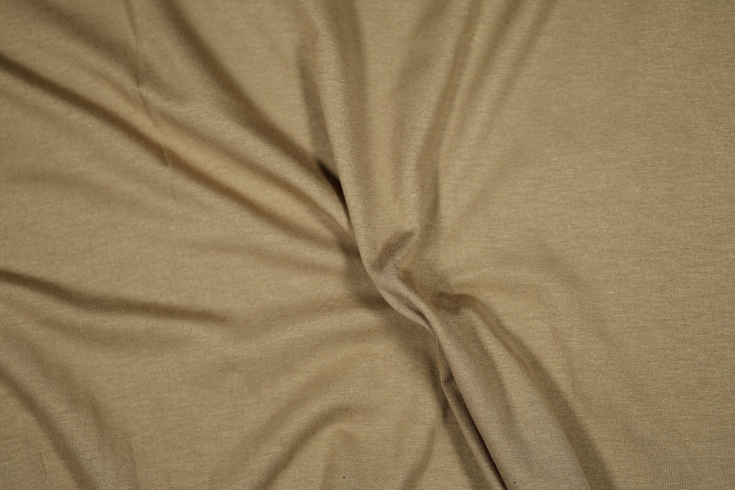 Elastischer Jersey Stoff in Cappuccino Beige – ideal für Basics