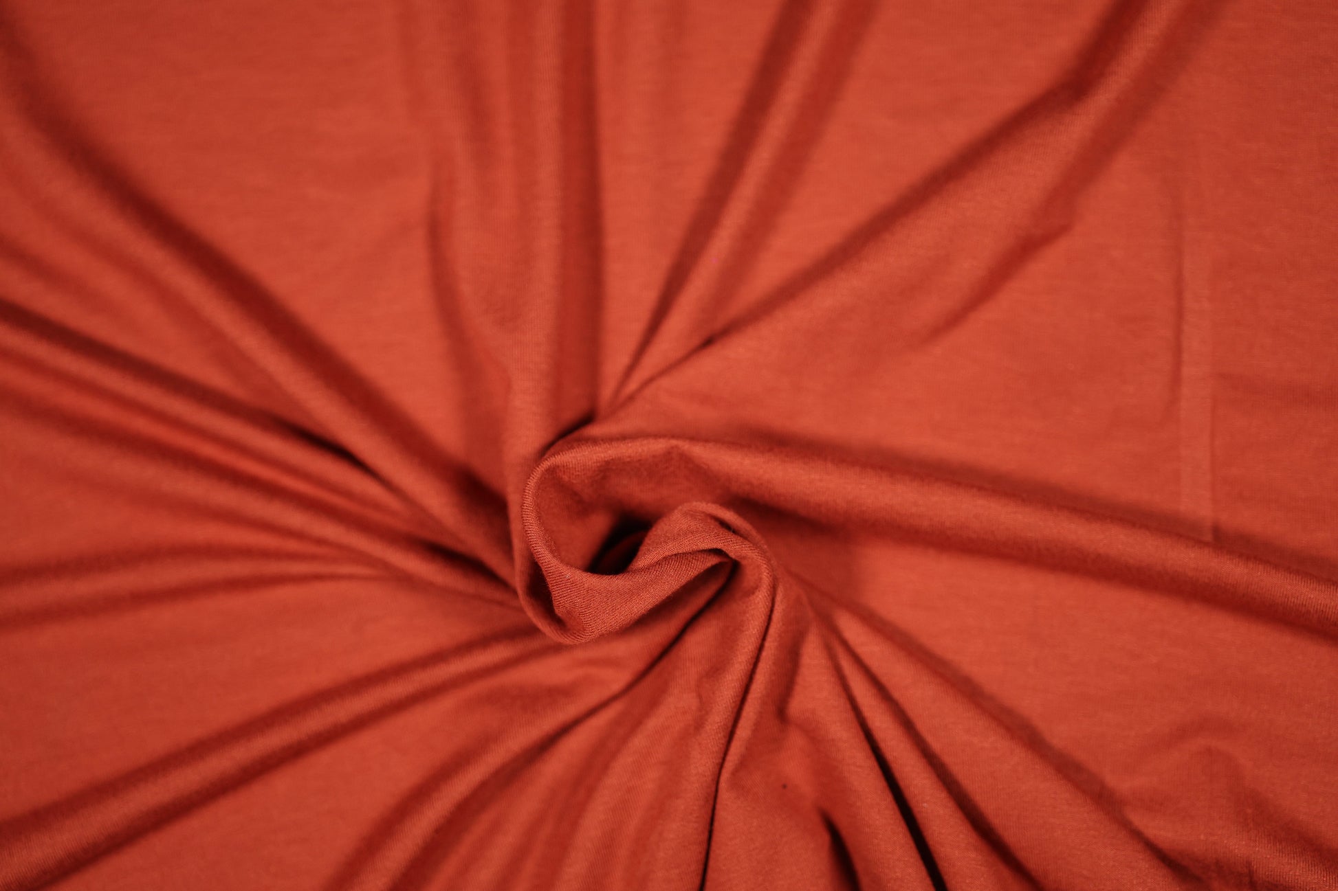 Elastischer Viskose Jersey in Rostrot – ideal für Damenmode