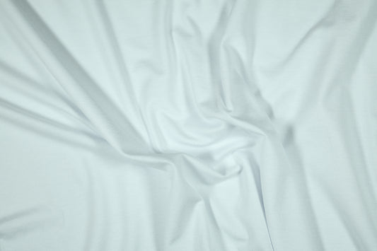Elastischer Viskose Jersey in Weiß – ideal für Damenmode
