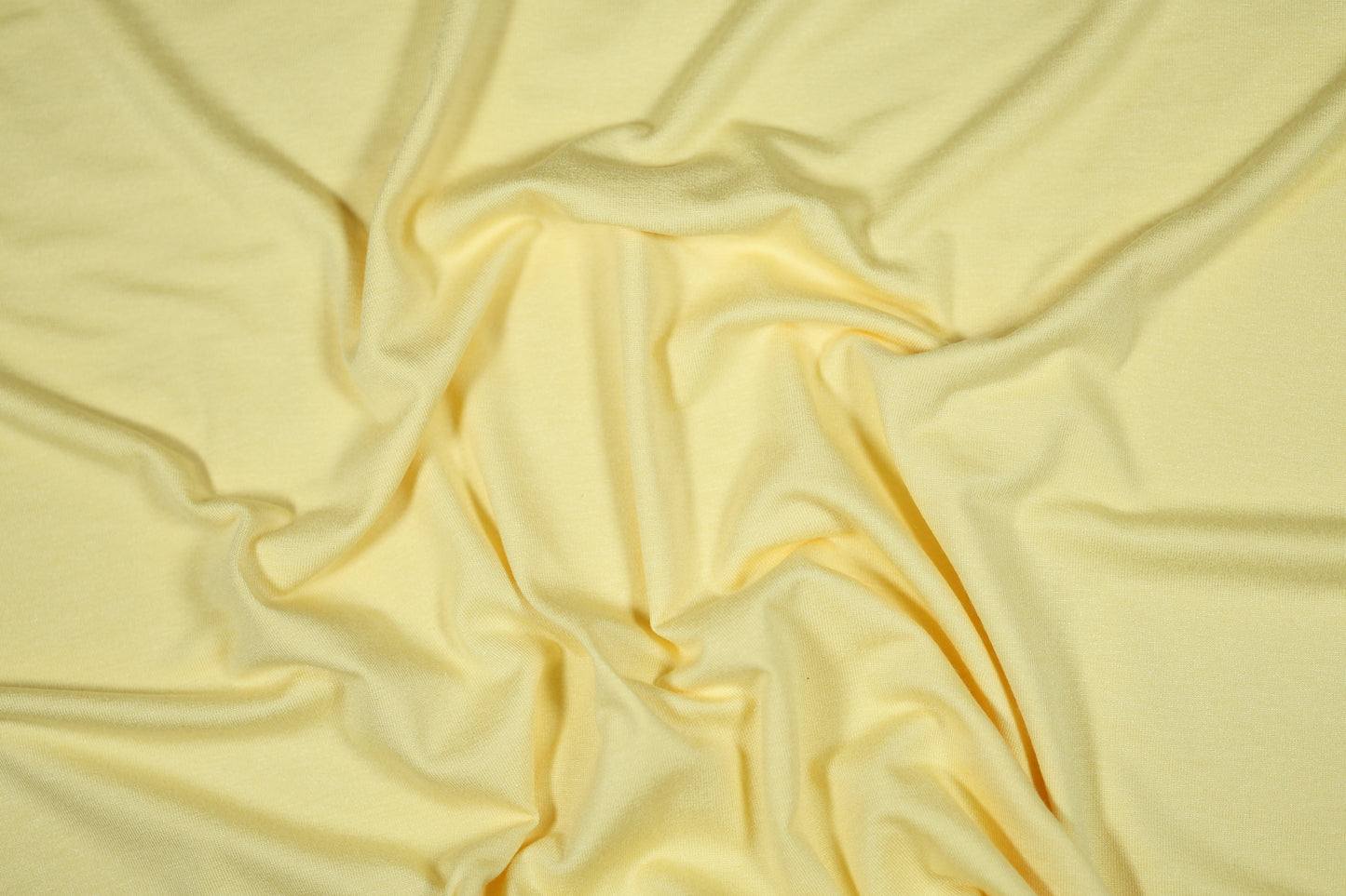 Elastischer Viskose Jersey in zartem Gelb – weich und fließend