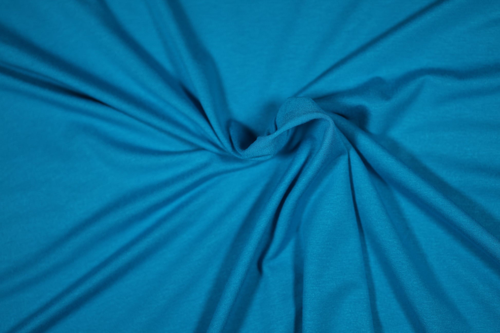 Viskose Jersey Stoff in Türkisblau – elastisch und weich