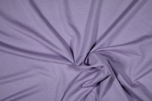 Viskose Jersey Stoff in Lavendel – elastisch und weich