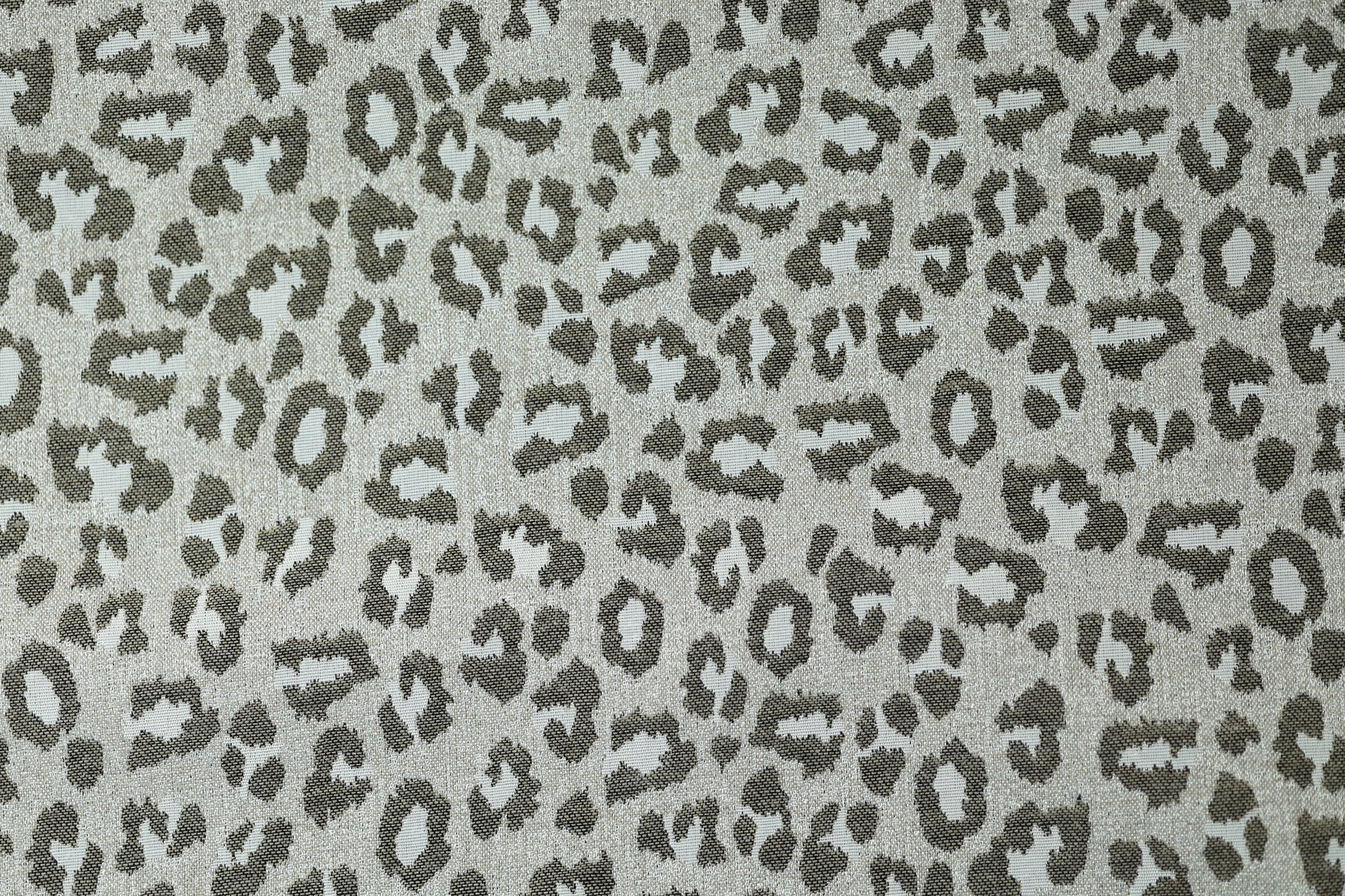 Vorhangstoff – Leo Grau-Beige – hochwertiger Baumwollstoff mit stilvollem Muster
