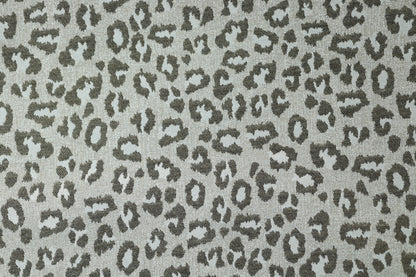 Vorhangstoff – Leo Grau-Beige – hochwertiger Baumwollstoff mit stilvollem Muster