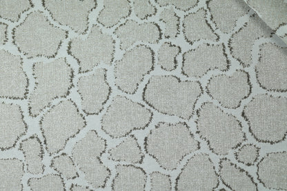 Vorhangstoff – Giraffenstruktur Taupe – edler Baumwollstoff mit Naturmuster