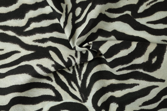 Vorhangstoff – Zebra Look – hochwertiger Baumwollstoff mit stilvollem Muster