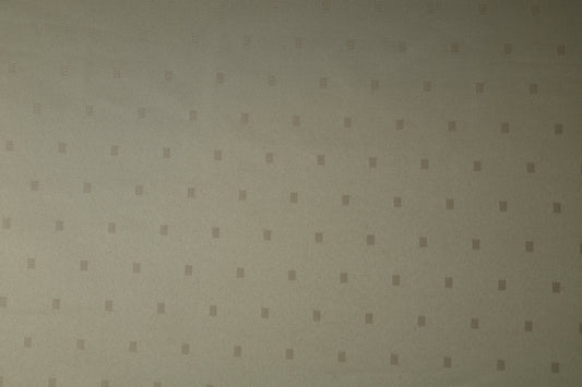 Tischdeckenstoff in Beige mit kleinen eingewebten Punkten