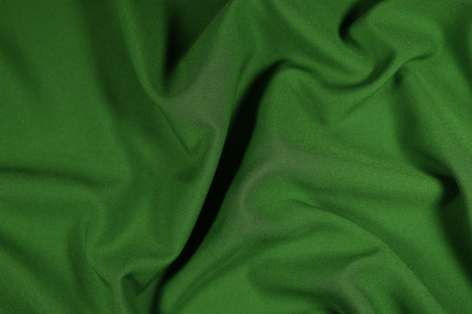 Fein fallender Polyester Panama in Grasgrün – ideal für Deko