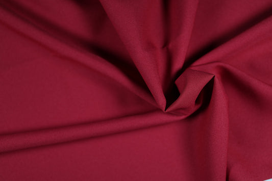 Polyester Panama Stoff in Bordeaux – ideal für kreative Projekte und Dekorationen