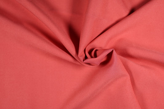 Polyester Panama Stoff in Hellrot – ideal für kreative Projekte und Dekorationen
