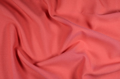 Hochwertiger Polyester Panama in Hellrot – pflegeleicht und langlebig