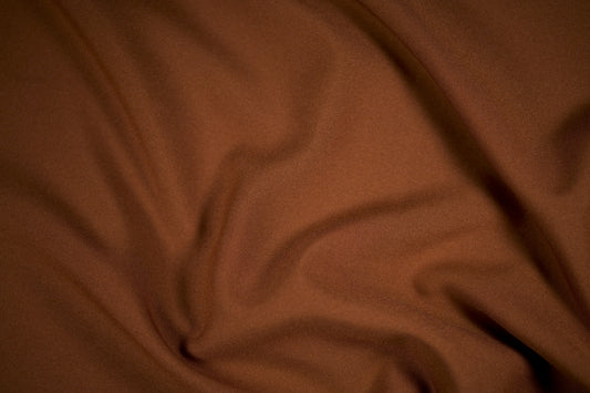 Hochwertiger Polyester Panama in Kupfer – pflegeleicht und langlebig