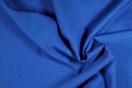 Polyester Panama Stoff in Königsblau – strahlend kräftig für moderne Dekorationen und kreative Heimtextilien