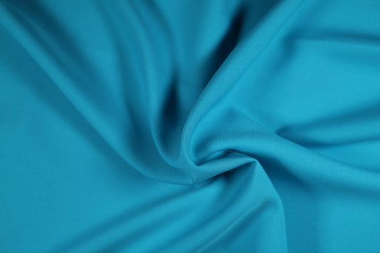 Polyester Panama Stoff in Türkis – ideal für kreative Projekte und stilvolle Heimtextilien
