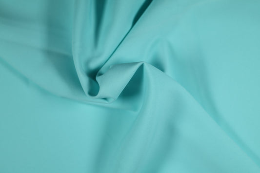 Polyester Panama Stoff in Aqua – ideal für kreative Projekte und stilvolle Heimtextilien