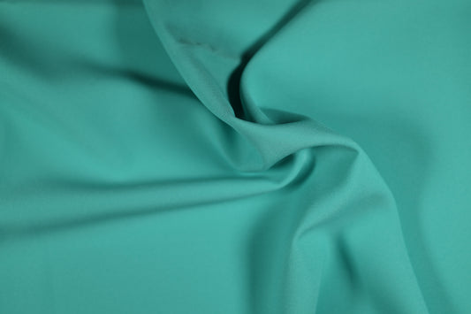 Polyester Panama Stoff in Smaragdgrün – ideal für kreative Projekte und stilvolle Heimtextilien
