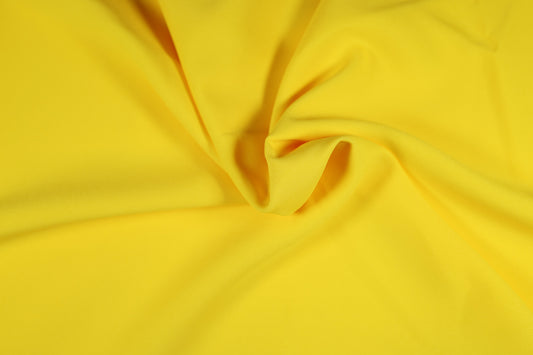 Polyester Panama Stoff in Gelb – strahlend und freundlich für sonnige Raumgestaltung